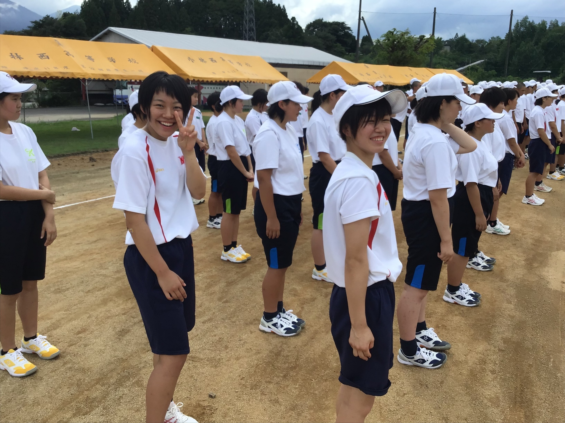 体育祭の練習①: 小林西高校ブログ